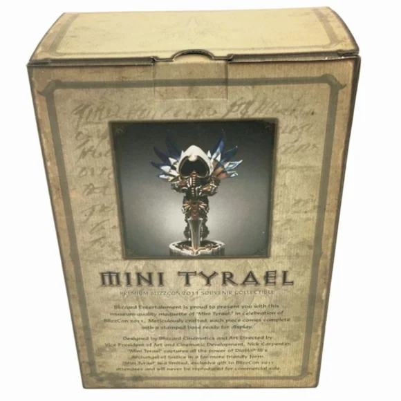 NIB *Diablo 3 III Mini Tyrael 7 Figure From Blizzcon 2011 Limited